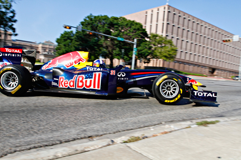 Illustration for article titled Red Bull Austin F1 David Coulthard Texas
